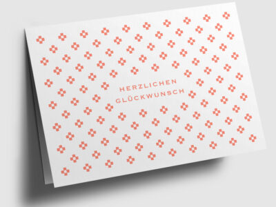Klappkarte "Herzlichen Glückwunsch"