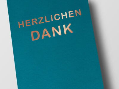 Klappkarte “Herzlichen Dank”