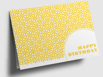 Klappkarte “Happy Birthday”