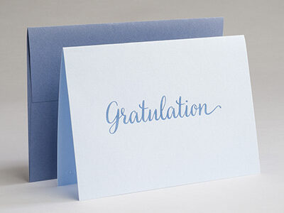 Klappkarte "Gratulation"