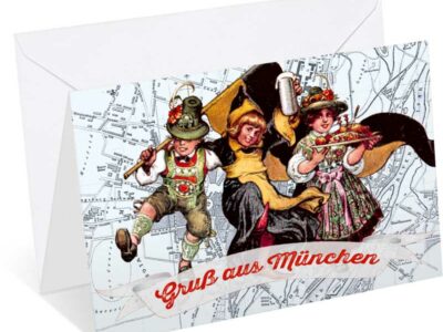 Grußkarte "Gruß aus München"