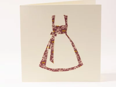 Grusskarte "Dirndl"