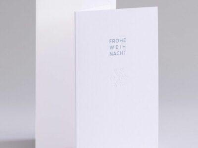 Weihnachtskarte "Frohe Weihnacht" Stern